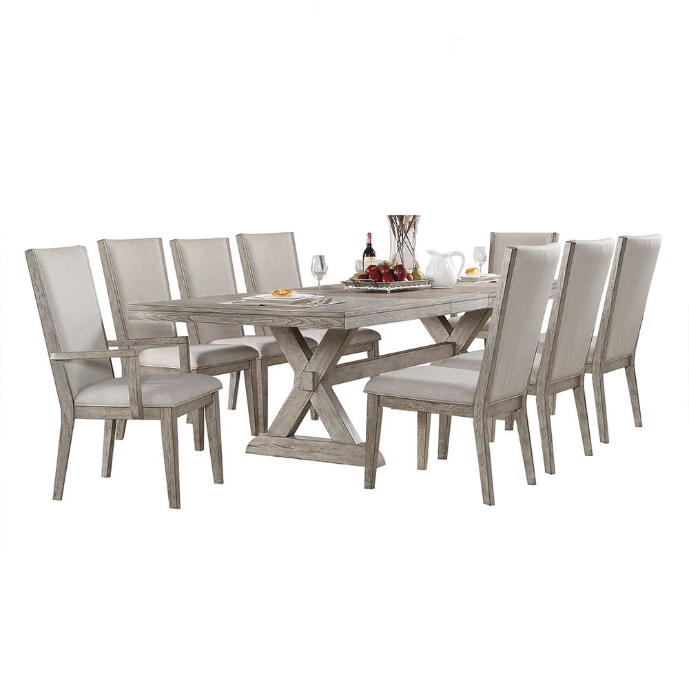 Rocky - Dining Table - Gray Oak
