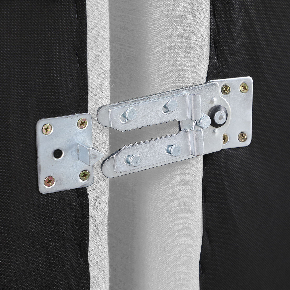 Indulge - Linen Ottoman - White