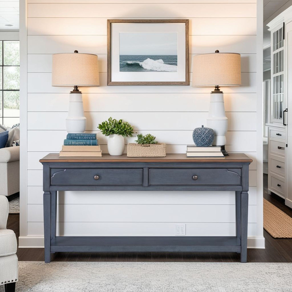 Sofa Table - Blue