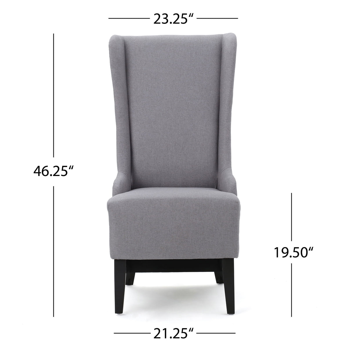 Alight - Upholstered Dining Chair With High Back And Birch Wood Legs (Set of 2)