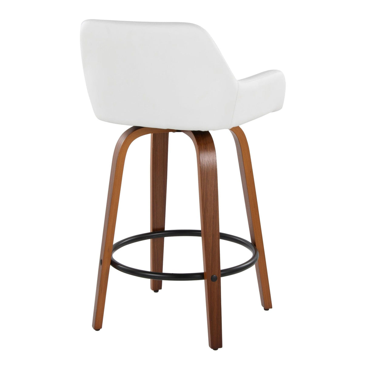Daniella - 26" Fixed-Height Counter Stool (Set of 2) - Light Brown Base