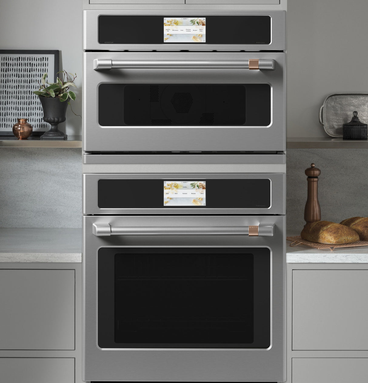 Café 30 in. Single Wall Oven with Advantium Speedcook Technology, Stainless Steel - CSB912P2VS1