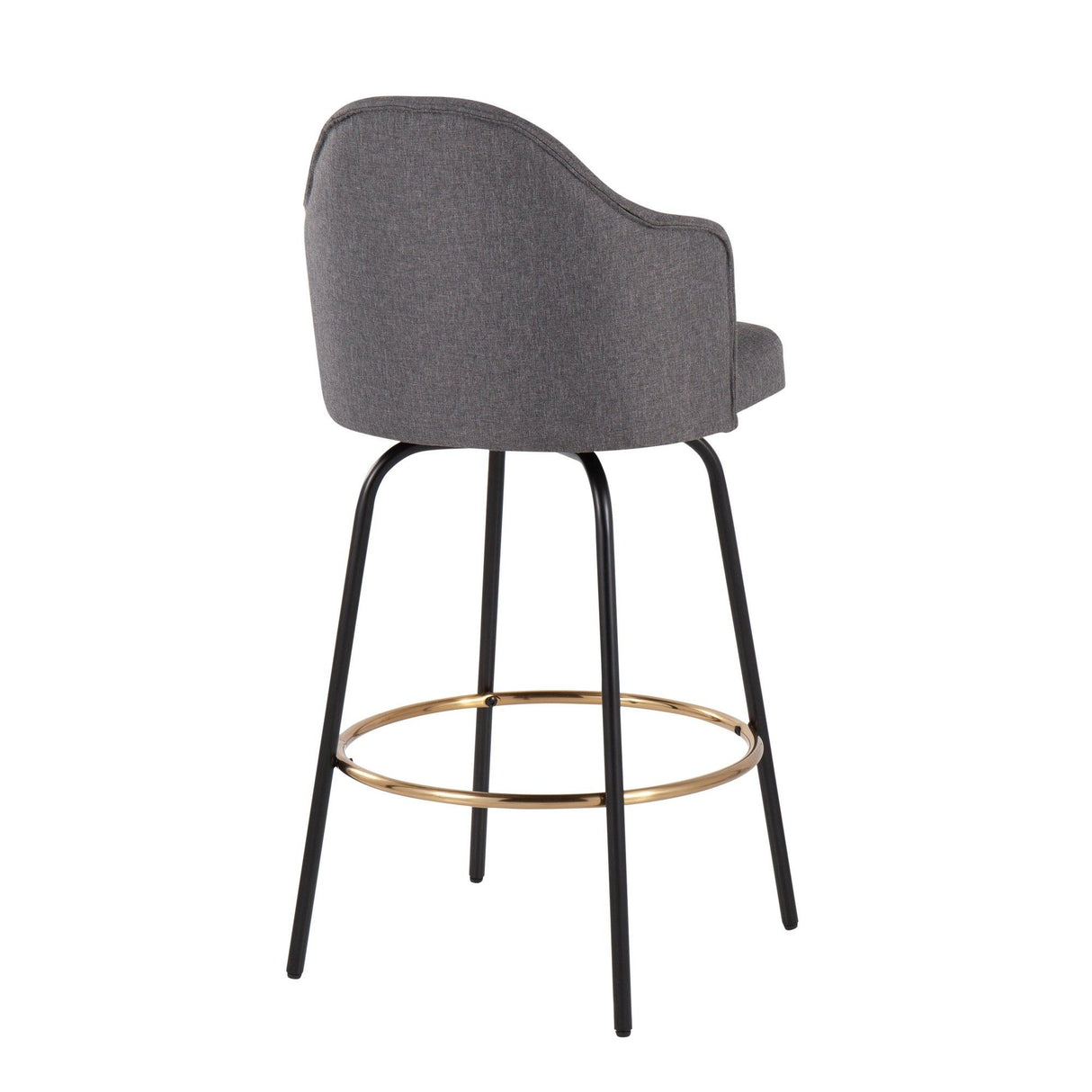 Ahoy - Fixed - Height Counter Stool - Black Metal Legs