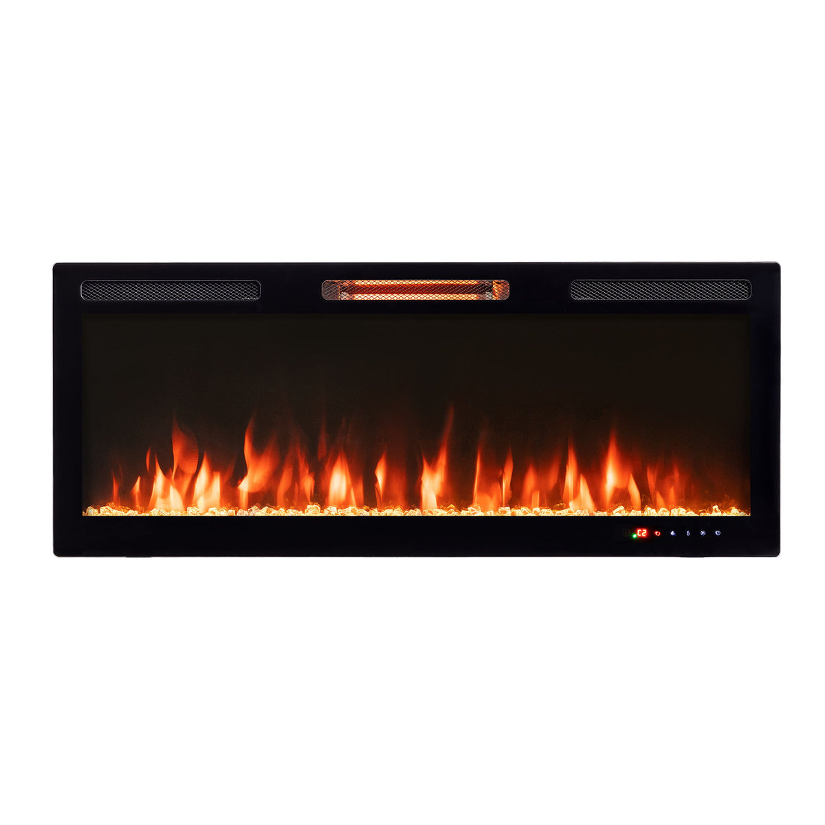 Electric Fireplace With Adjustable Flame