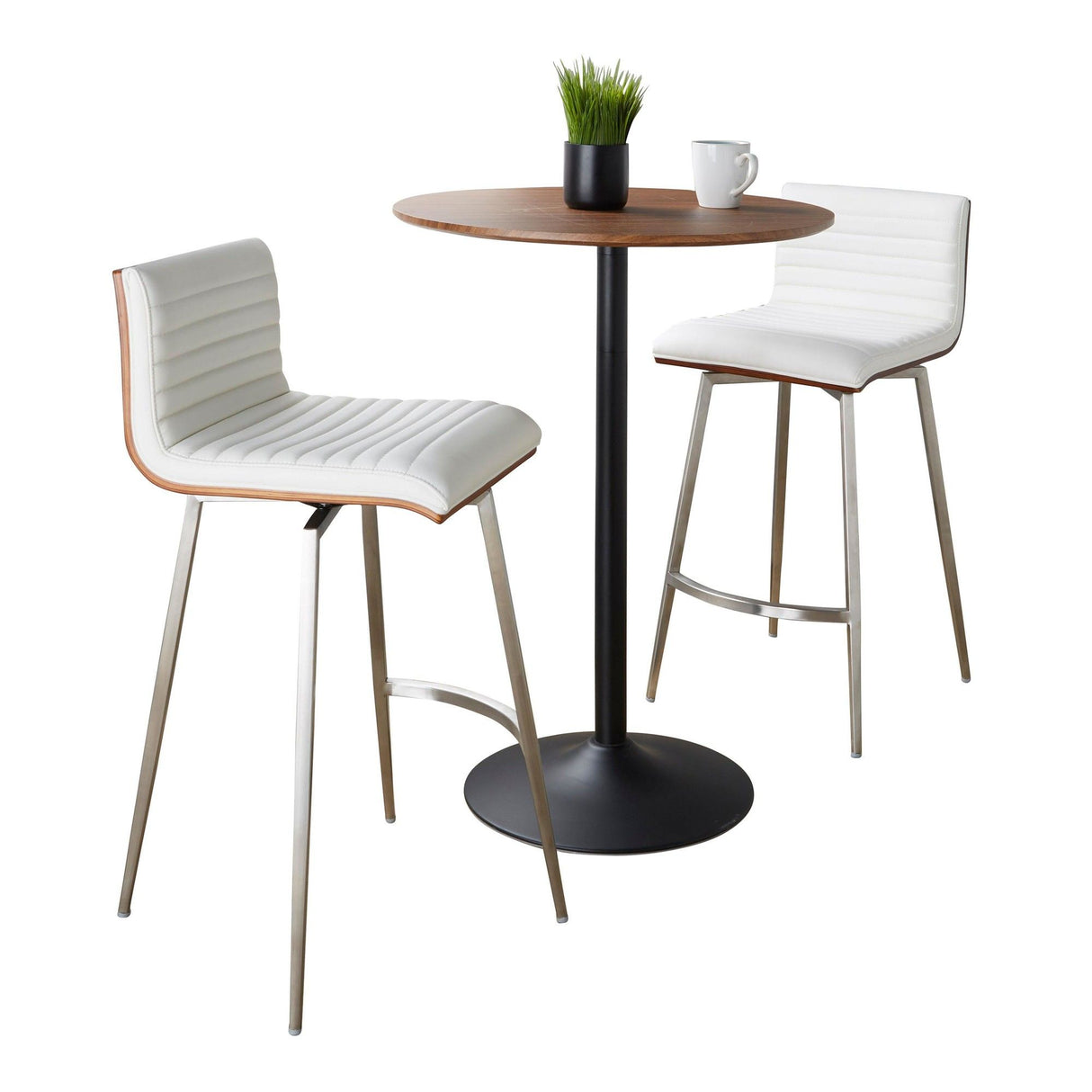 Pebble - 3 Piece Dining Set With Adjustable Table
