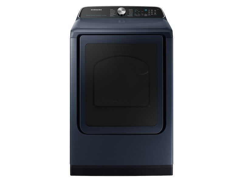 7.4 cu. ft. Smart Electric Dryer with Pet Care Dry and Steam Sanitize+ in Brushed Navy - (DVE54CG7150DA3)