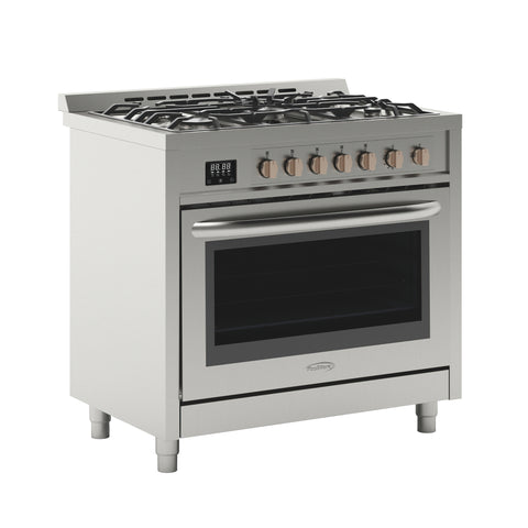 36 in. Stainless Steel Professional Gas range with Legs, KM-FR36GL-SS.