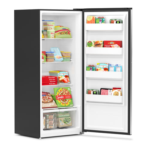21 cu. ft. Upright Convertible Refrigerator/Freezer in Silver (KM-RUF-21S)