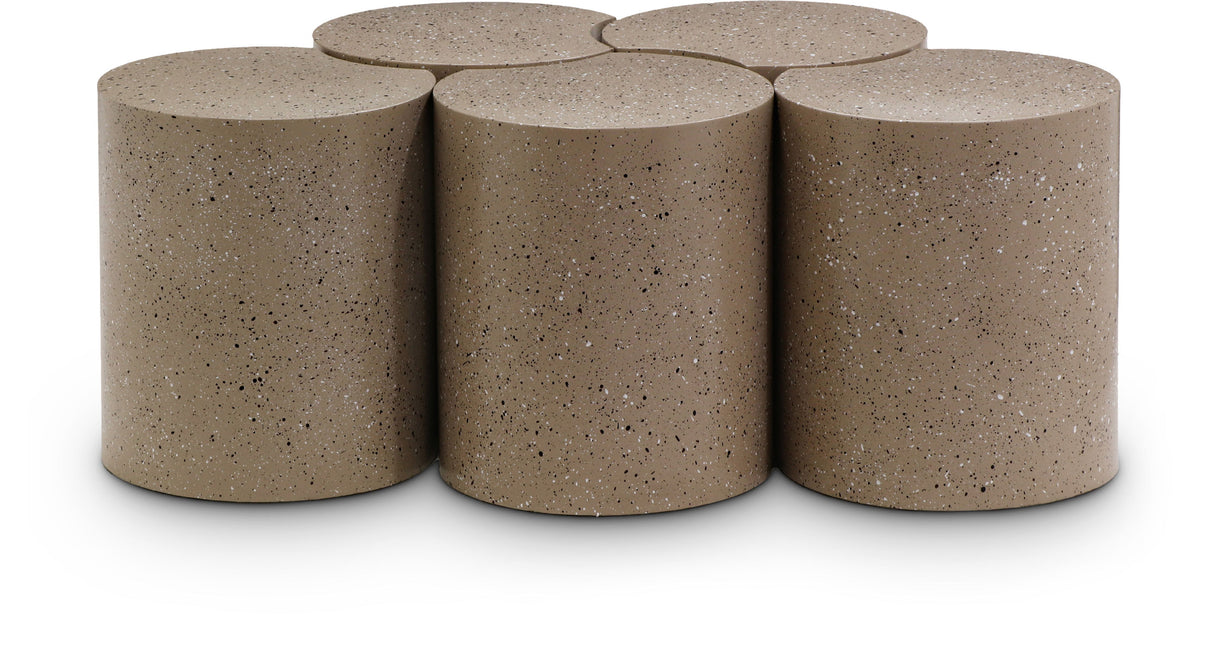 Dimple - 5 Piece Modular Coffee Table - Terazzo Finish