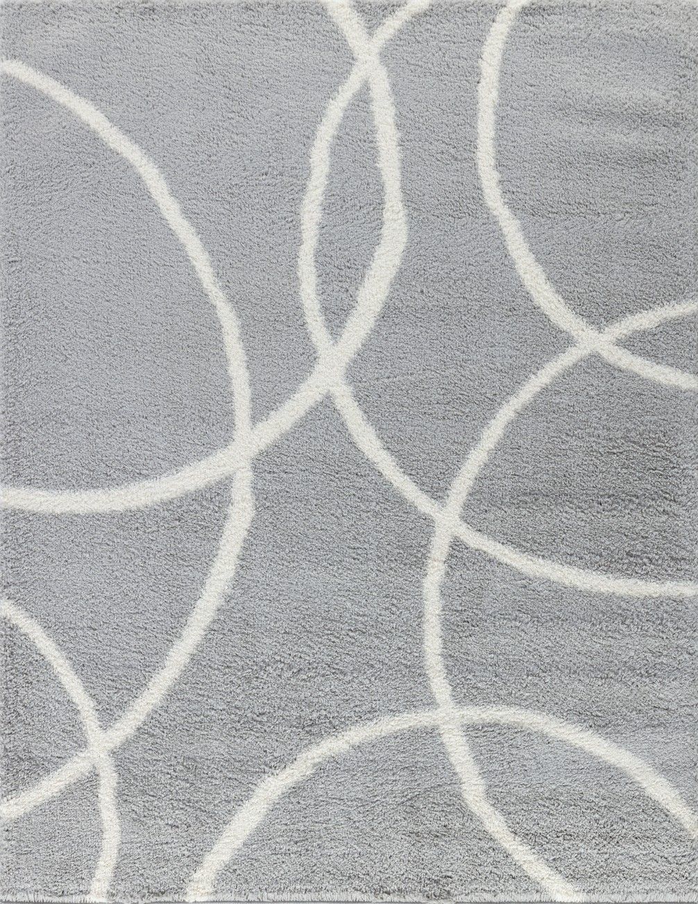 Loft Shag - 7'10" X 9'10" Shaggy Area Rug - Gray