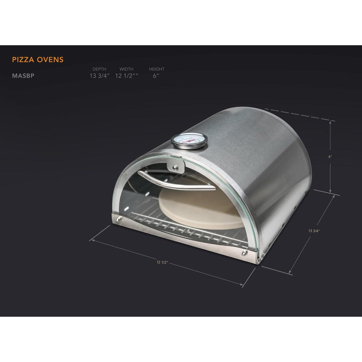 Mont Alpi Pizza Oven Attachment For Side Burners - MASBP