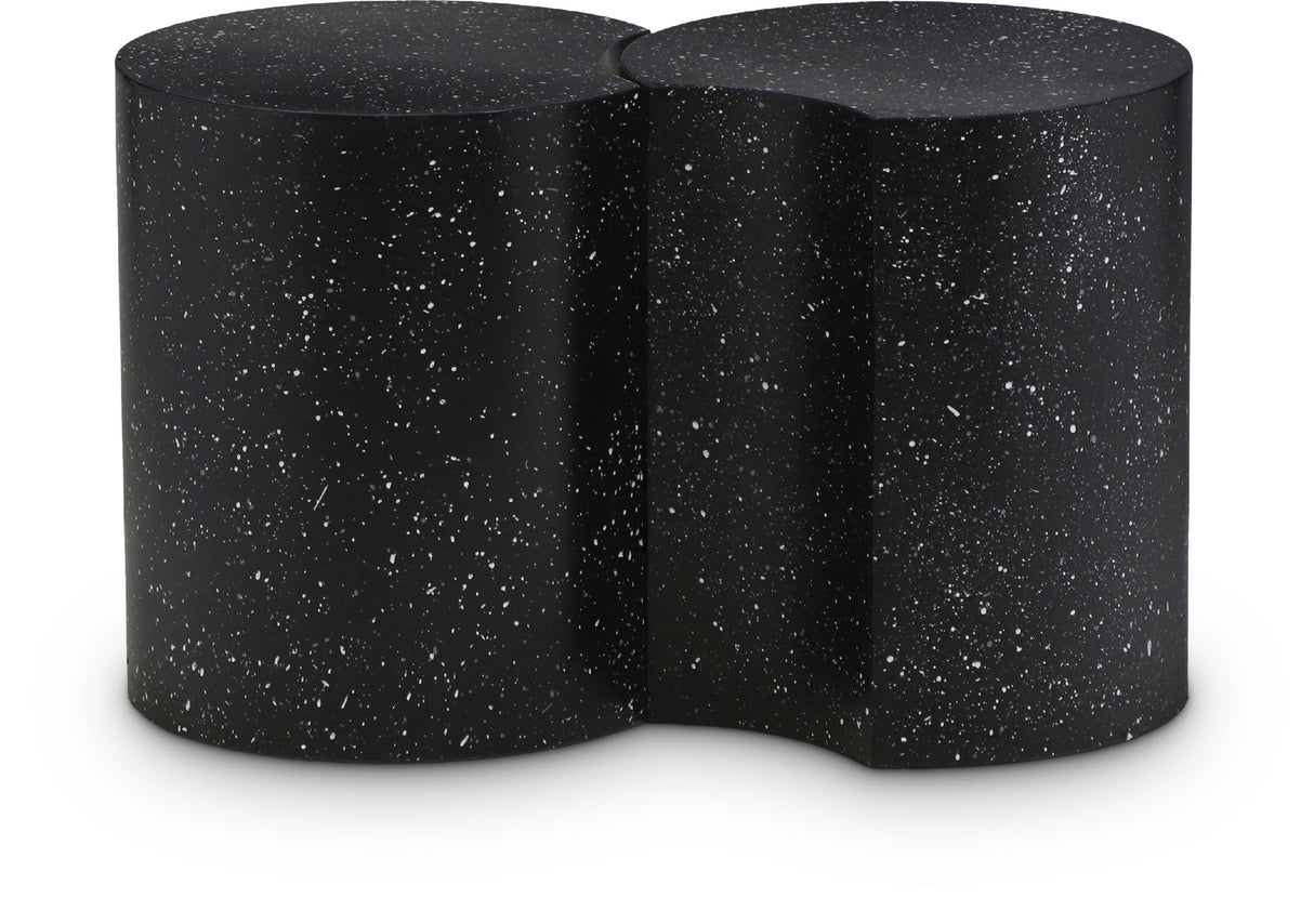Dimple - 2 Piece Modular End Table - Terazzo Finish