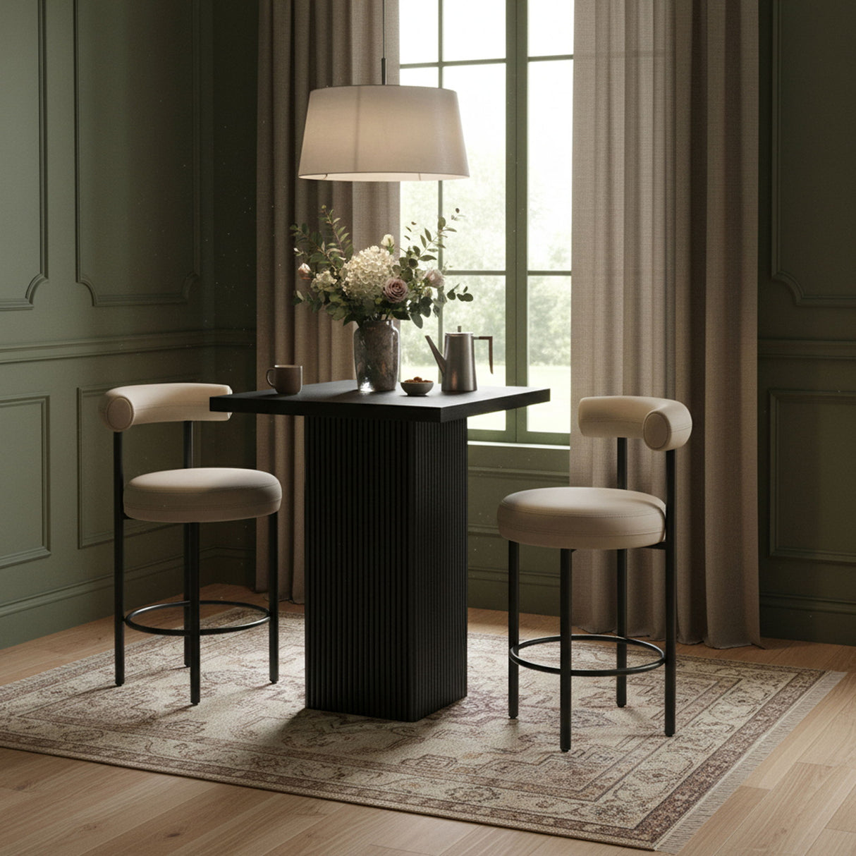 Belinda - Oak Veneer And Solid Wood Table