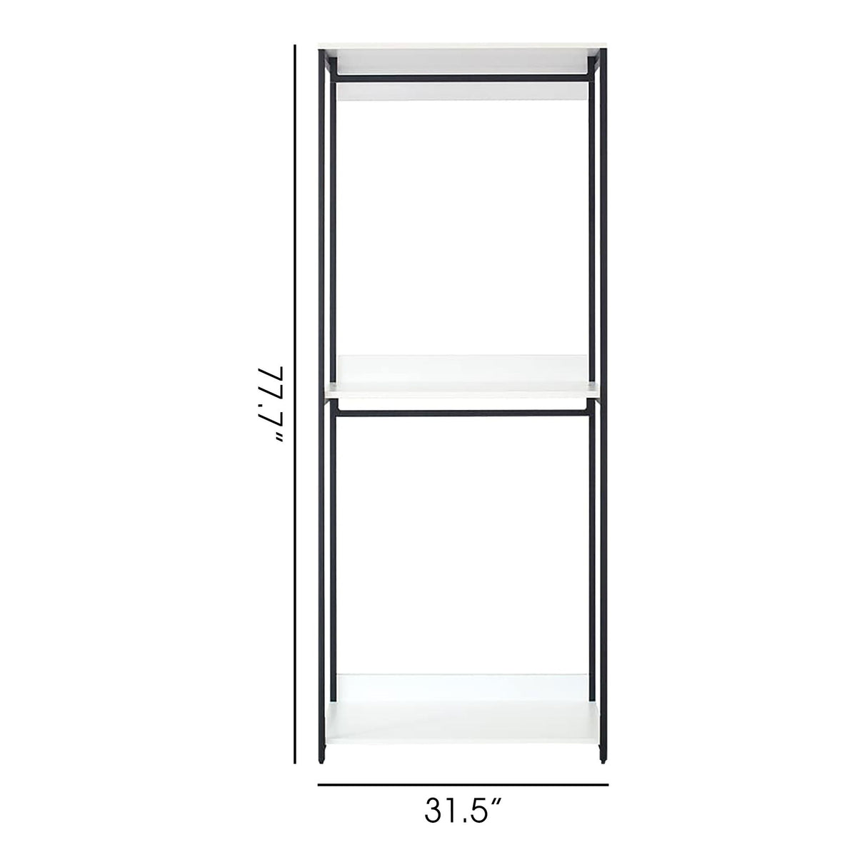 Fiona - Walk In Closet With Shelves
