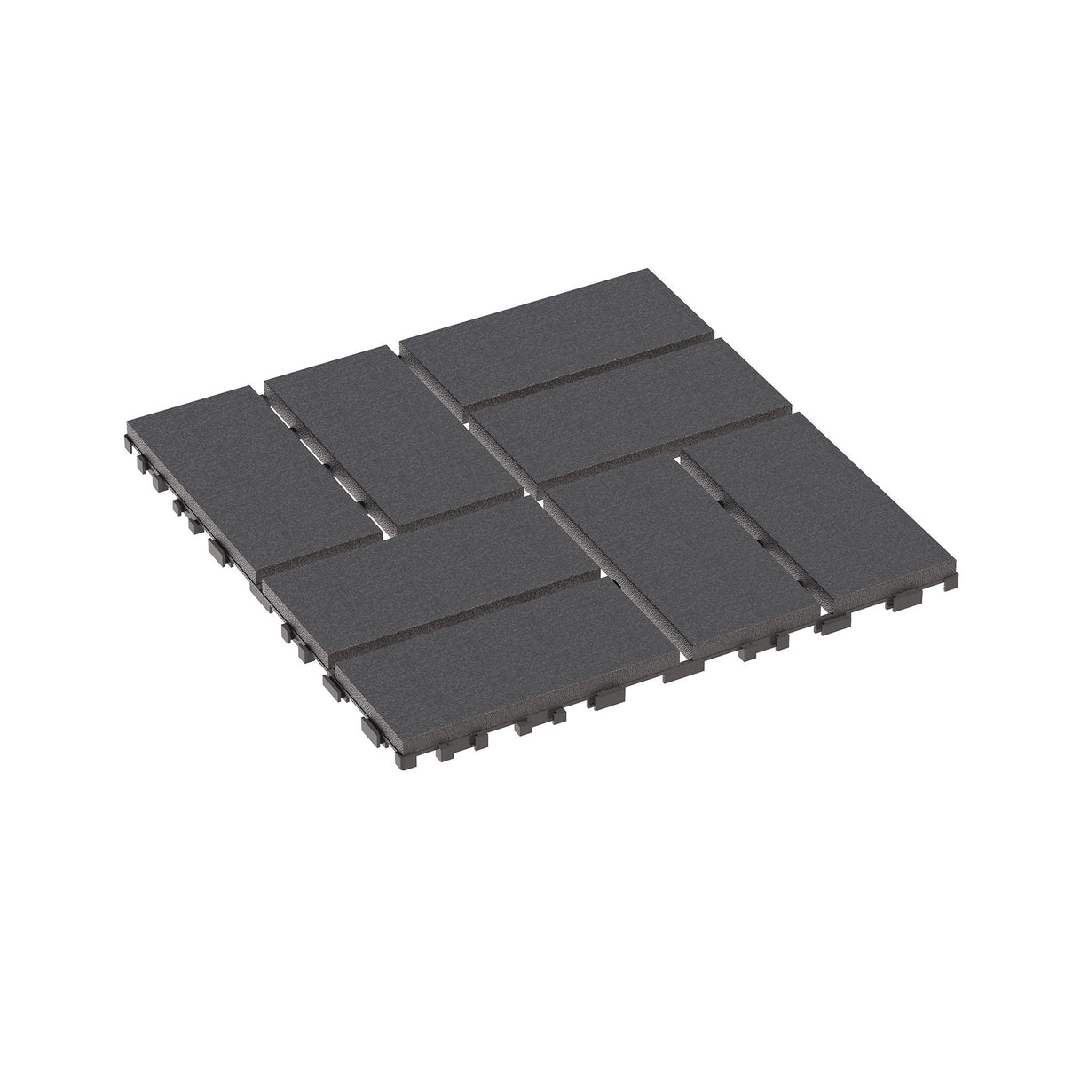 Plastic Interlocking Deck Tiles Patio Deck Tiles Waterproof Outdoor Use