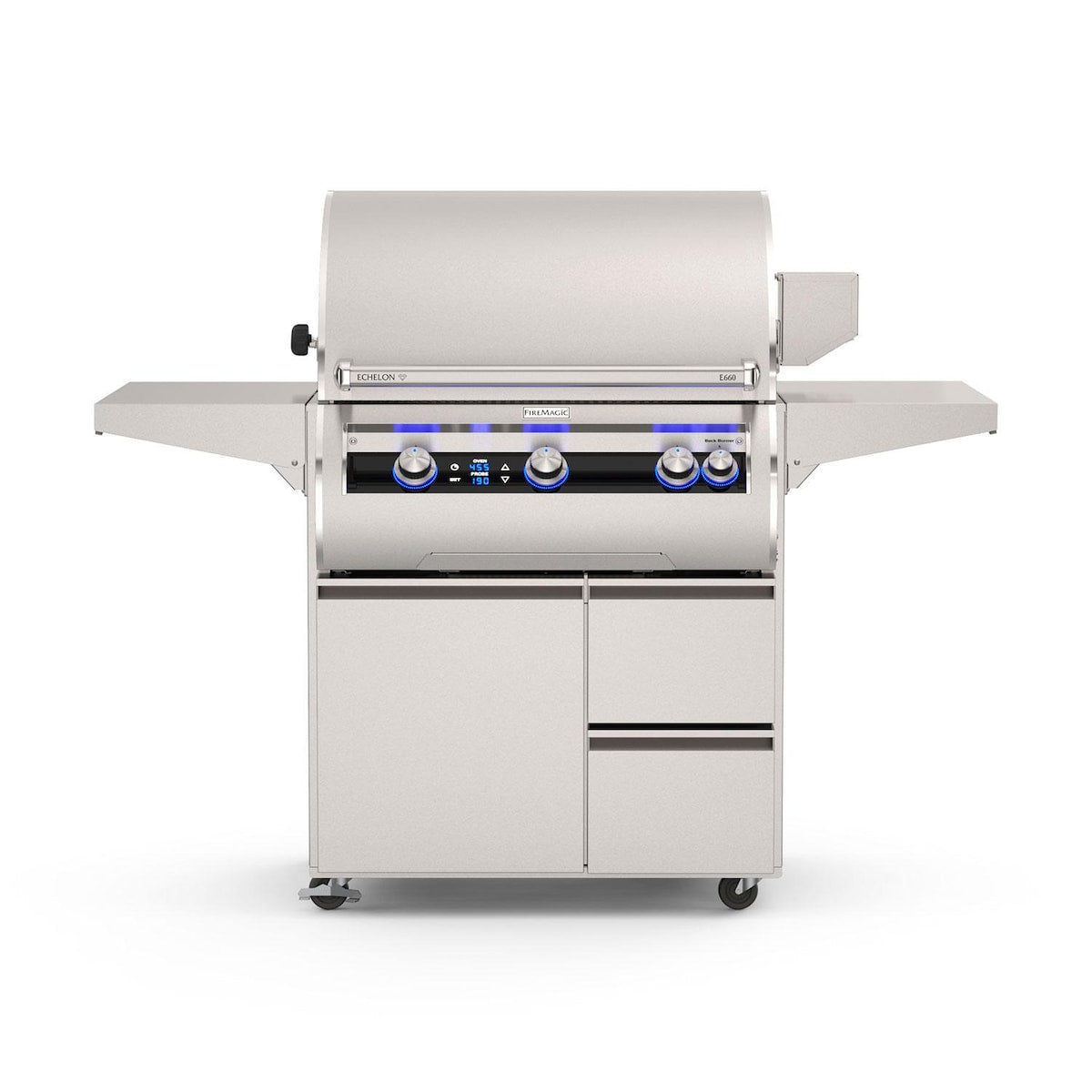 Fire Magic Echelon Diamond E790i 36-Inch Freestanding Natural Gas Grill w/ Rotisserie, Left Side Infrared Burner & Digital Thermometer