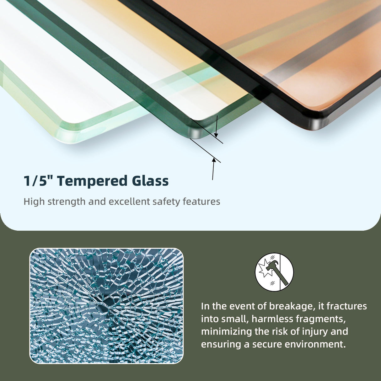 Single Sliding Shower Door, Thick Clear Tempered Glass Shower Door With Stainless Steel Handle