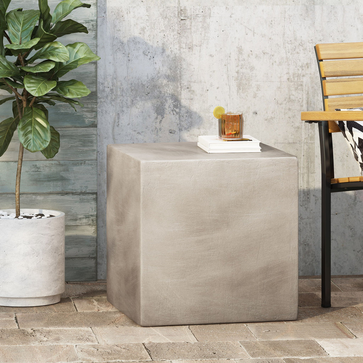 Outdoor / Indoor Square Lightweight Side Table
