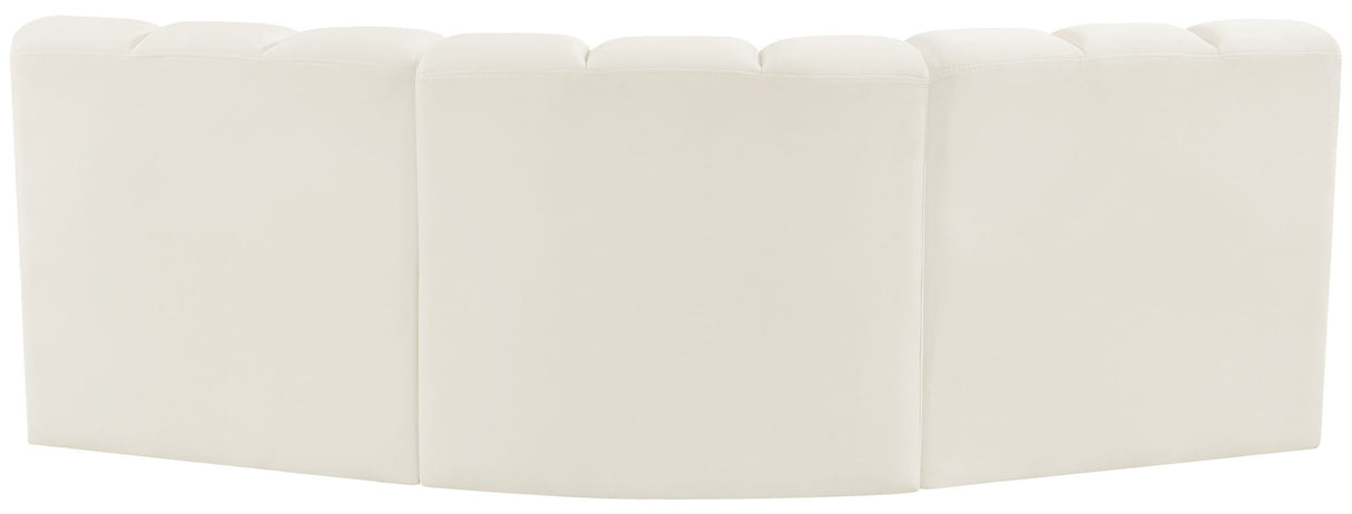 Arc - Velvet 3 Piece Modular Corner Sofa