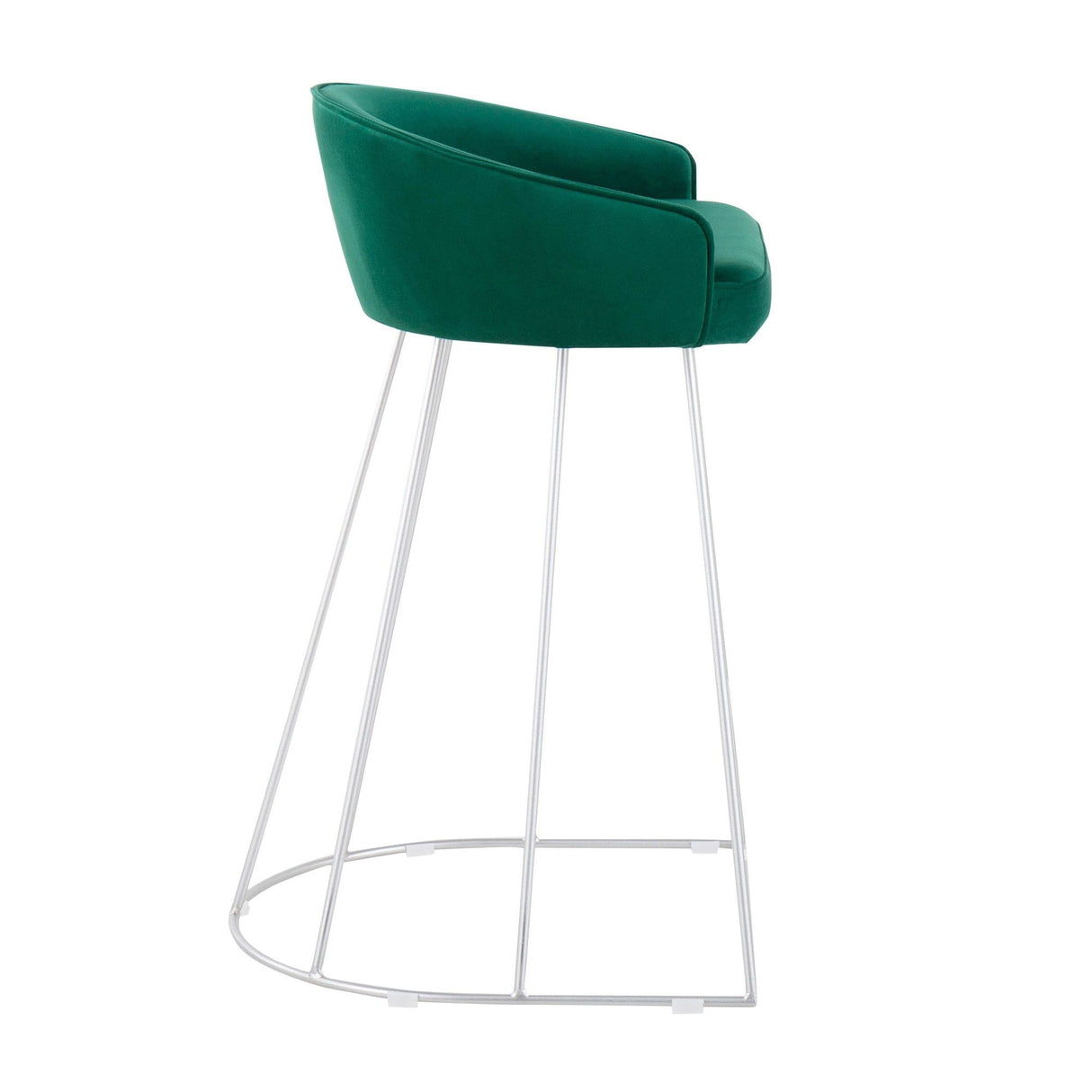 Canary - Counter Stool (Set of 2) - Silver Steel