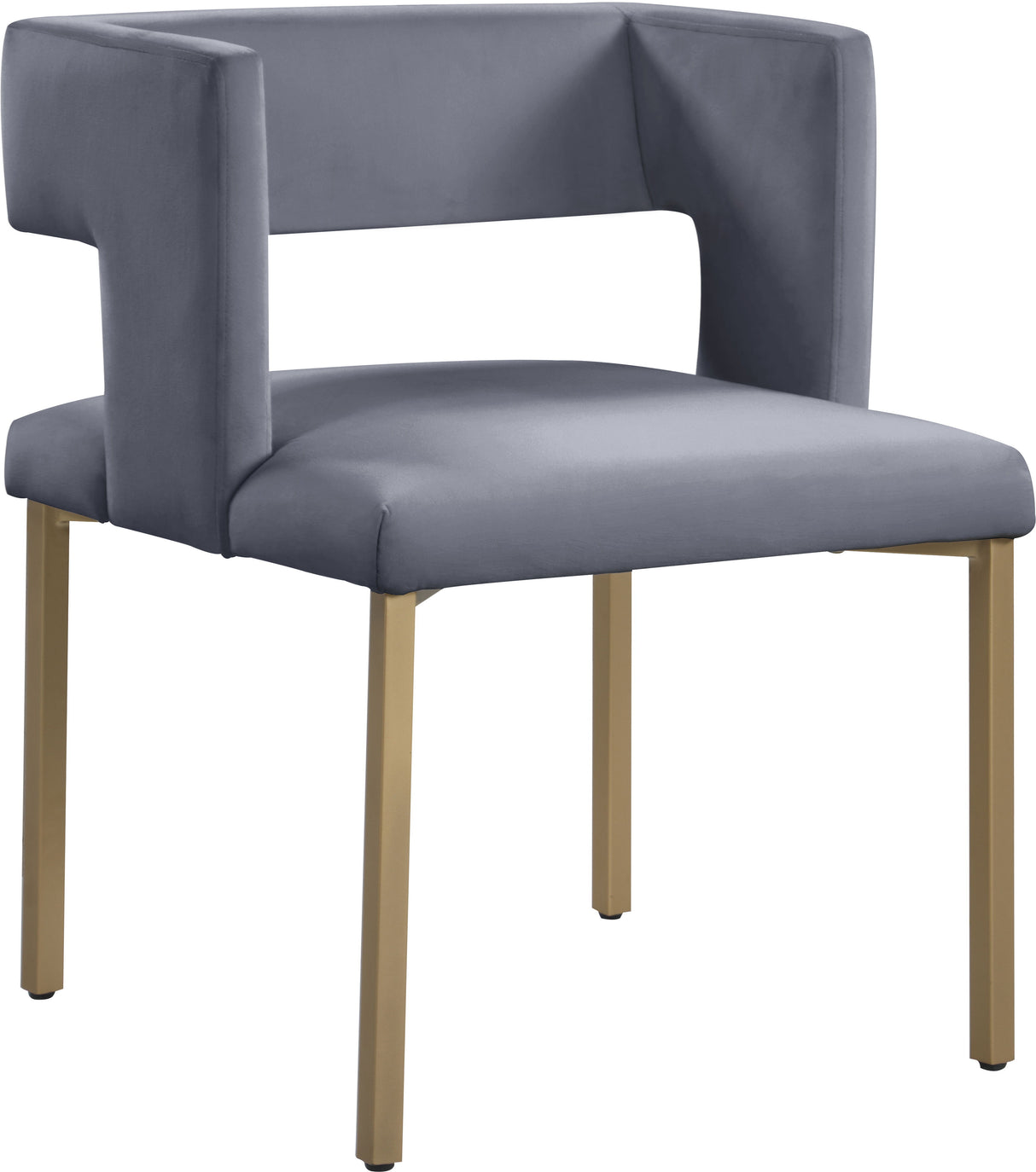 Caleb - Dining Chair with Gold Legs (Set of 2)