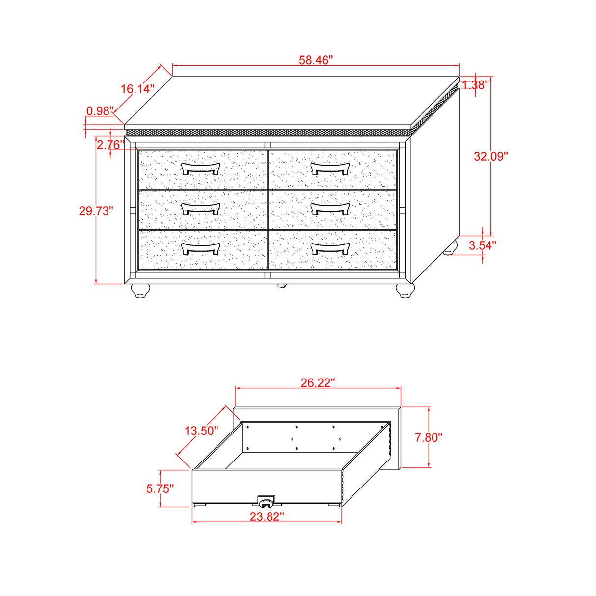 Maloise - Dresser - White