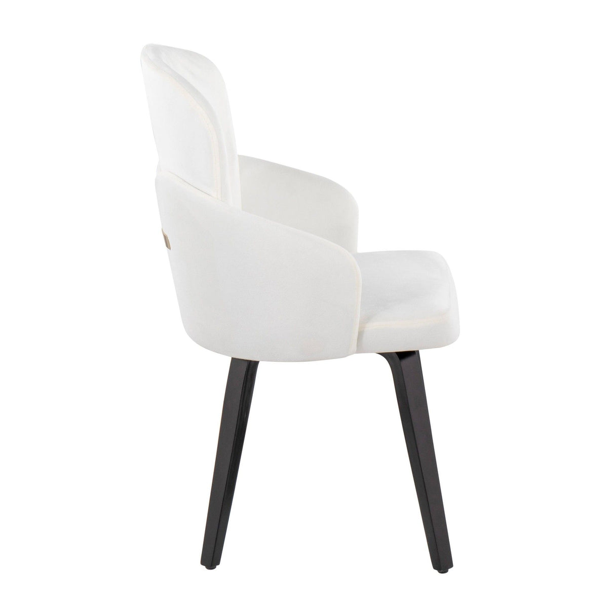 Dahlia - Contemporary Dining Chair (Set of 2) - Black Wood