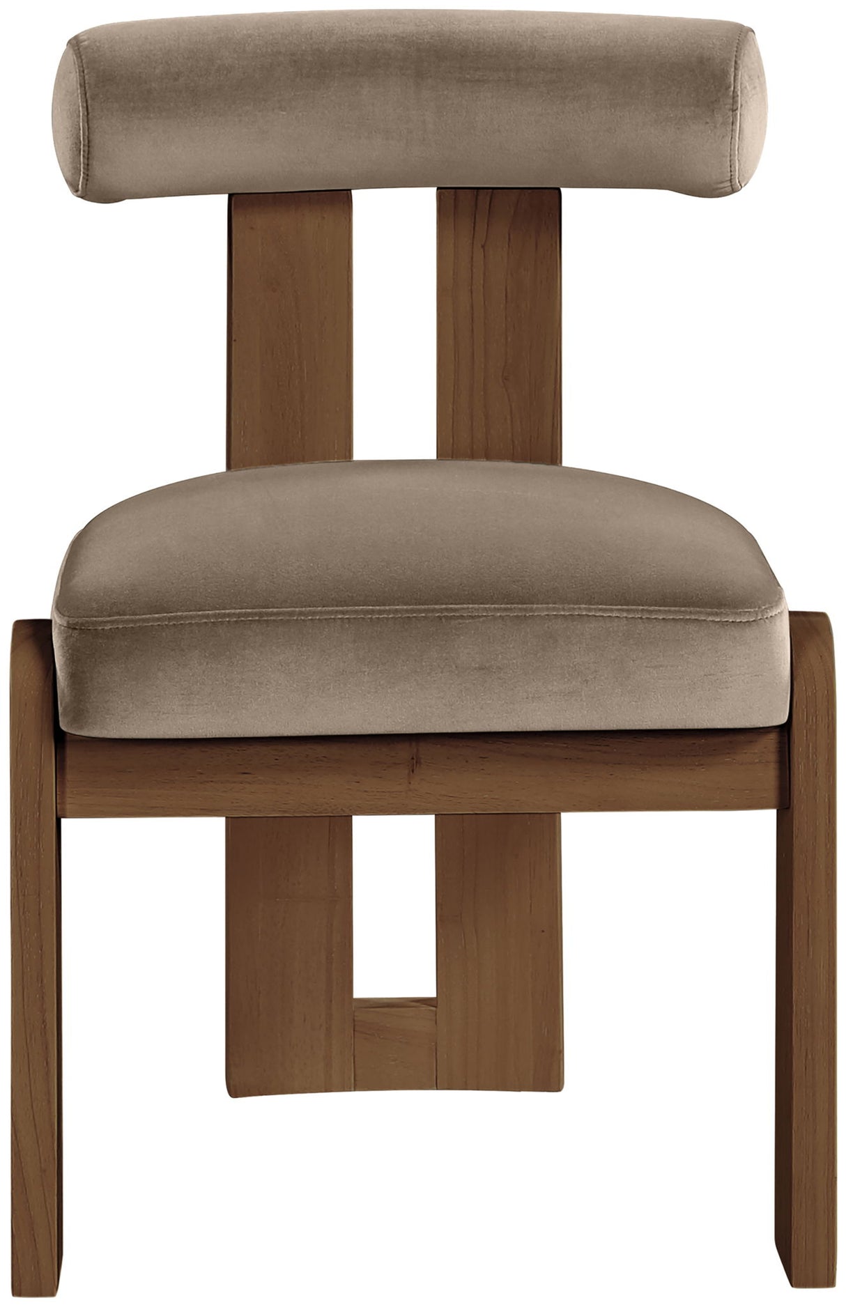 Arienzo - Performance Fabric Upholstered Dining Chair (Set of 2) - Walnut Base