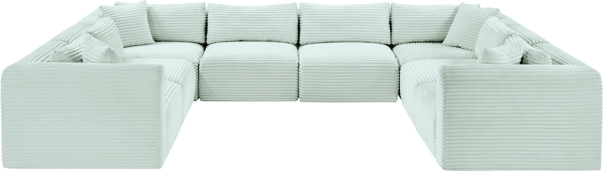 Shaggy - 8 Piece Modular U-Shaped Sectional