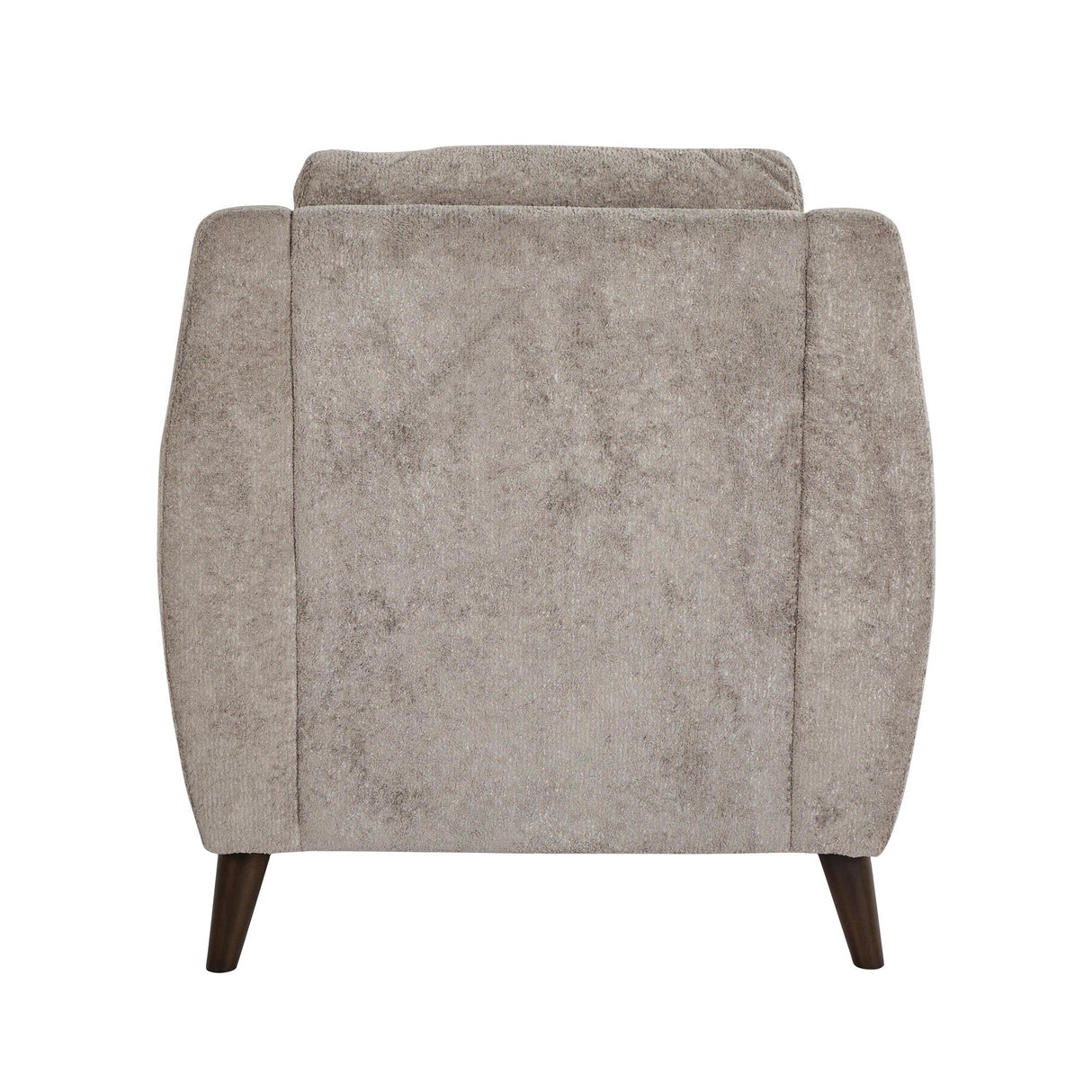 Carly - Upholstered Contemporary Armchair - Espresso Wood