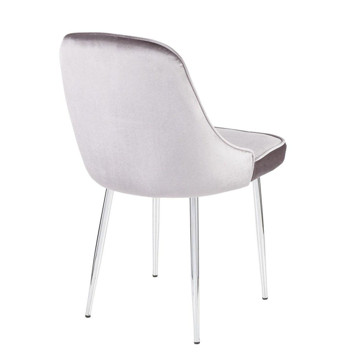 Marcel - Contemporary Dining Chair (Set of 2) - Chrome Frame