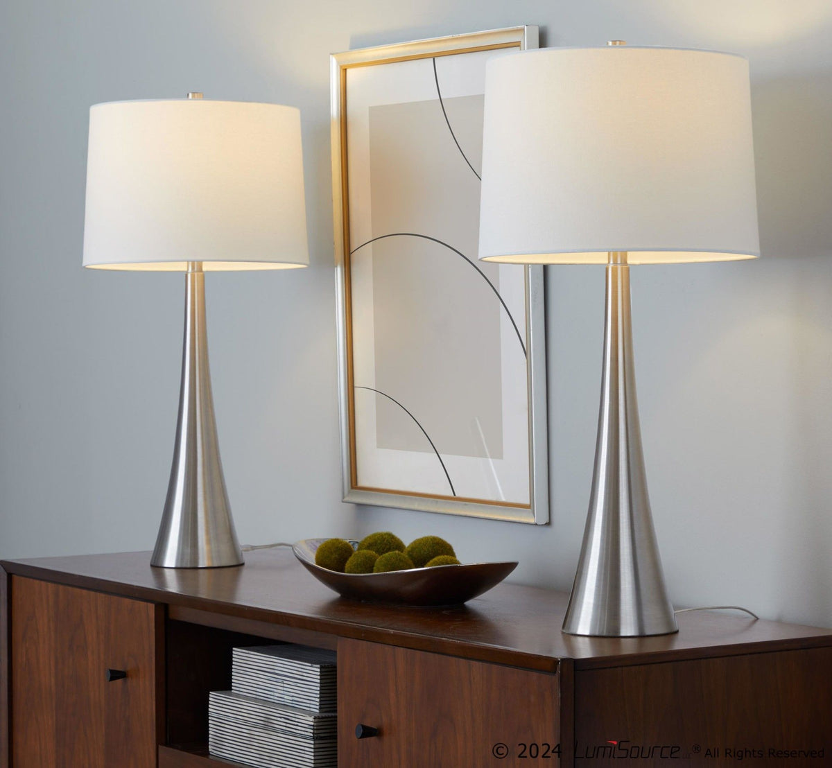 Diana - 29.5" Metal Table Lamp (Set of 2)