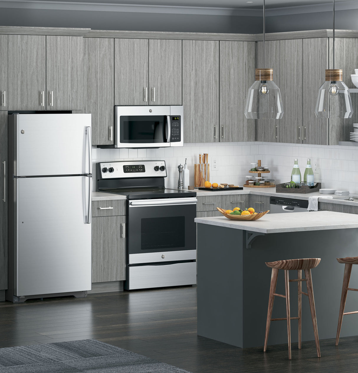 GE JVM3162RJSS microwave detail