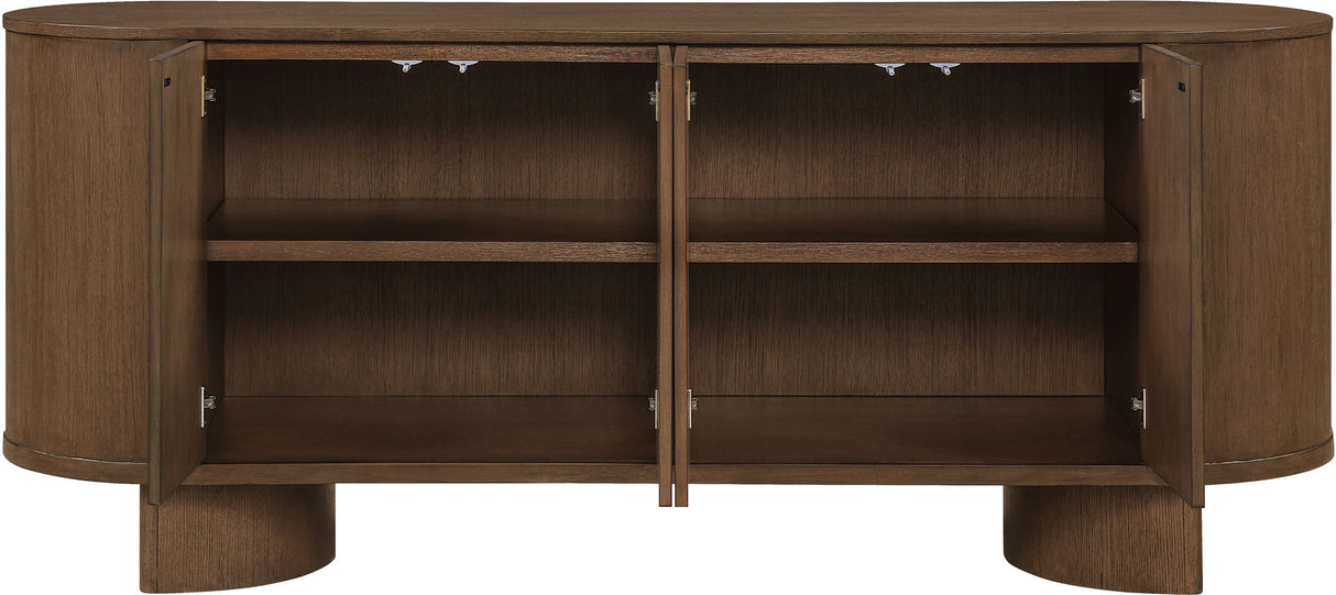 Caldra - Oak Veneer And Solid Wood Sideboard / Buffet