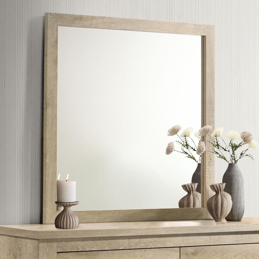 Oakglen - Dresser Mirror - Weathered Oak