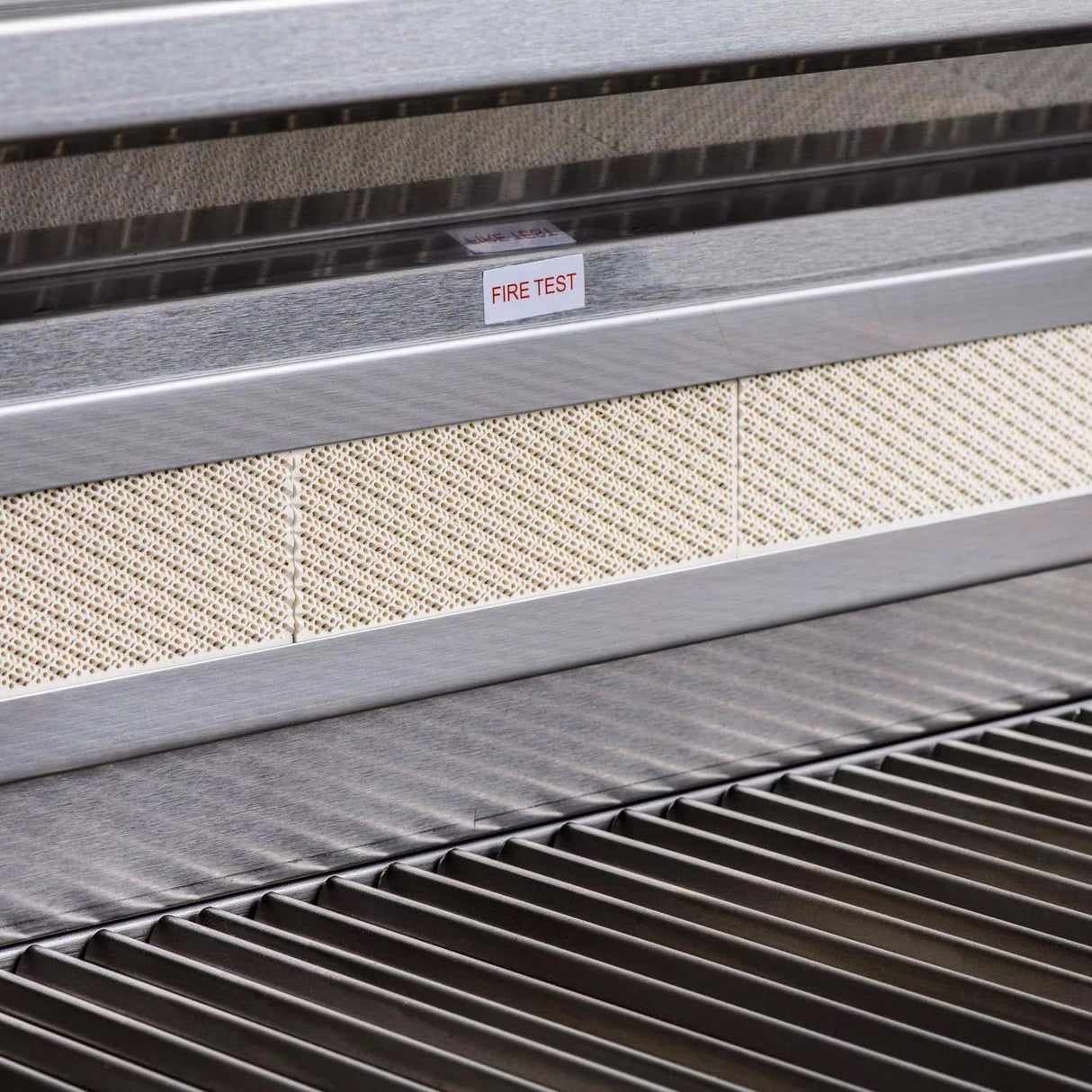 Blaze Sunrise 8-Ft Outdoor Kitchen Island w/ 32-Inch Marine Grade LTE+ Propane Grill in Gunmetal w/ Keon Countertop