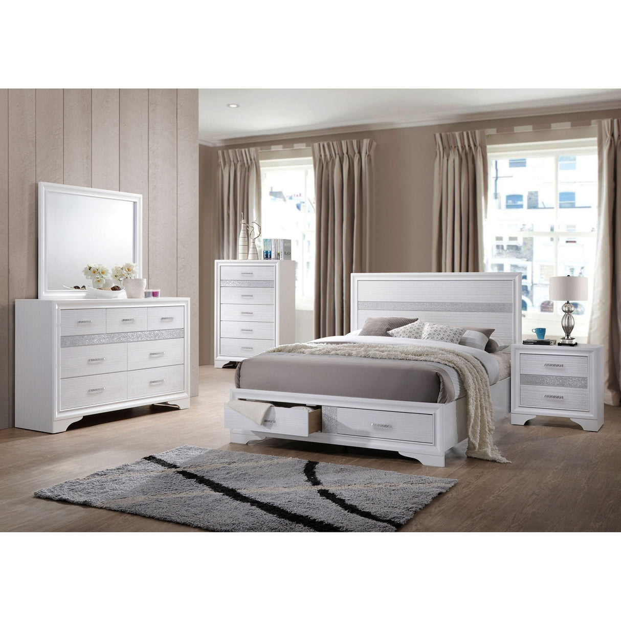 Corbin - Glittering Bedroom Set