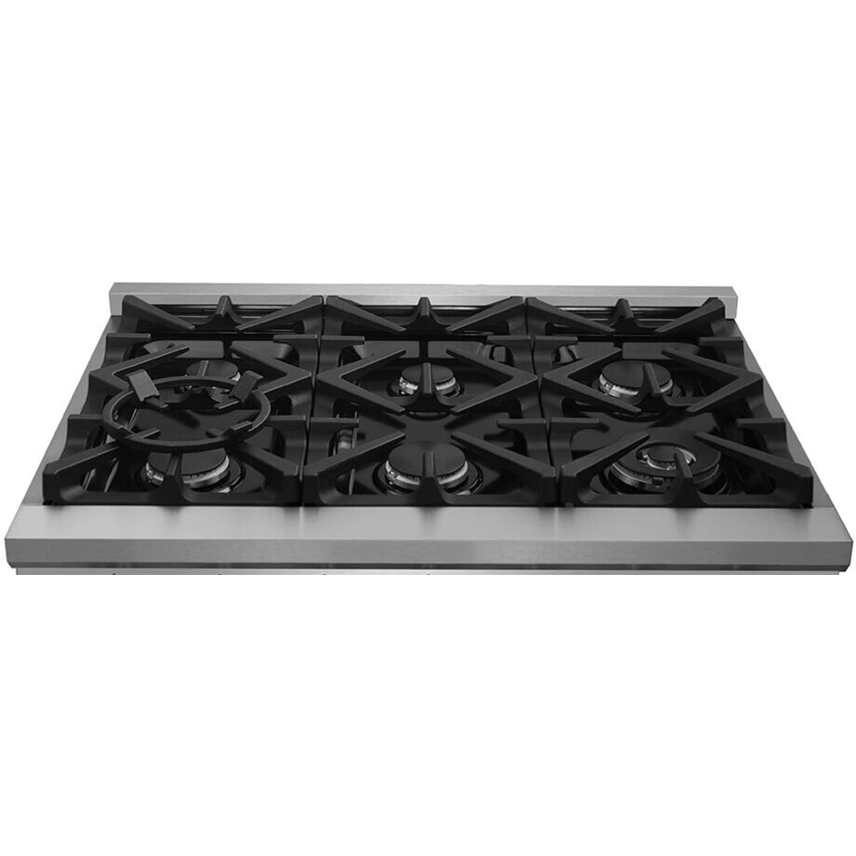 Forno Pro-Style FFSGS612536 36 Inch Freestanding Professional Dual Fuel Range with 6 Sealed Burners, 5.36 cu. ft. Oven Capacity, Continuous Grates, True European Convection, Illuminated Zinc Cast Knobs, Magic Eyes, and ETL Listed