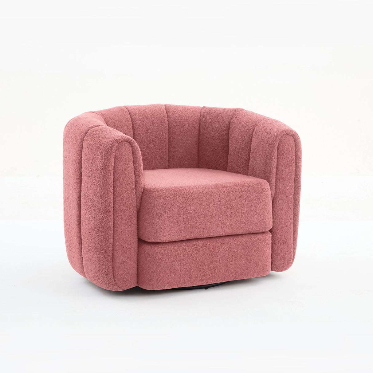 Swivel Accent Chair Wide Upholstered For Living Room