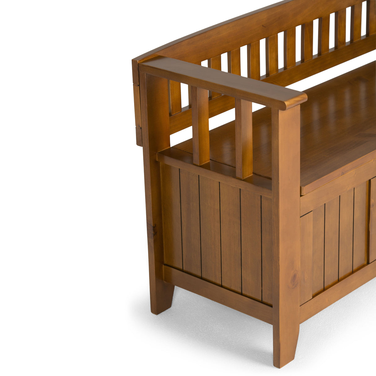 Acadian - Entryway Storage Bench, Handcrafted