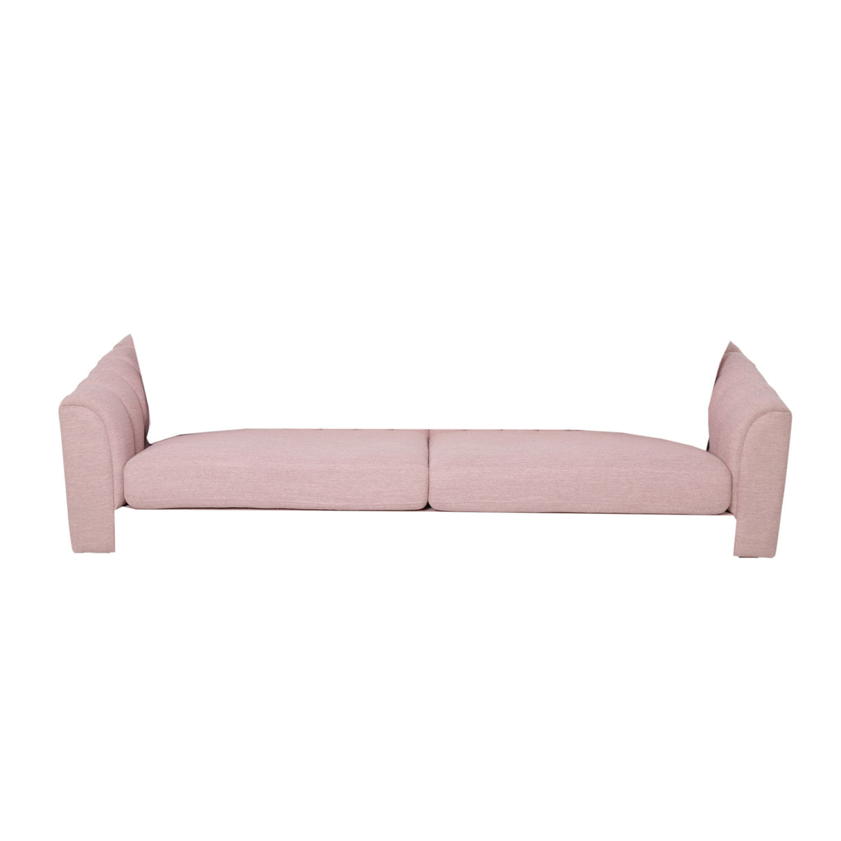 Contemporary 3 Seater Sofa With Plush Accents