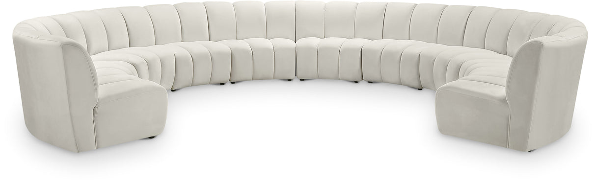 Infinity - 10 Piece Velvet Modular Sectional