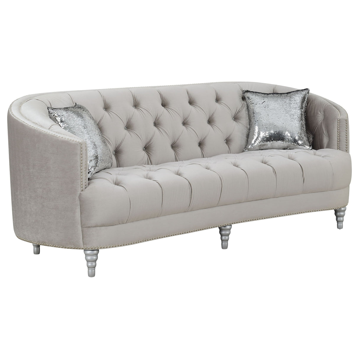 Dolby - Sofa With Tufted Living Room Sofa - Gray