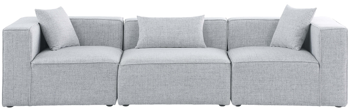 Cube - Linen Modular 3 Seat Sofa