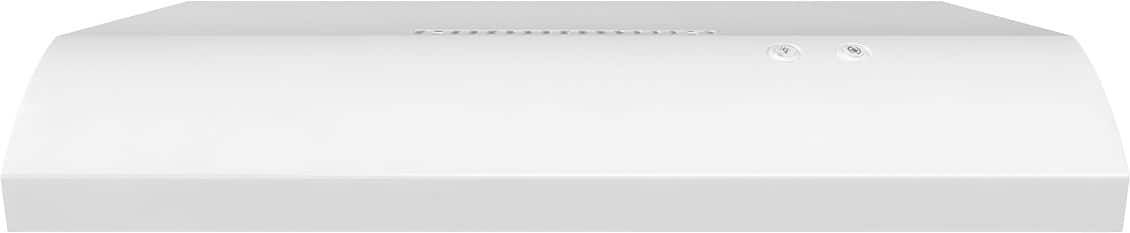 Whirlpool UXT4030ADW 30 in. range hood, white - front