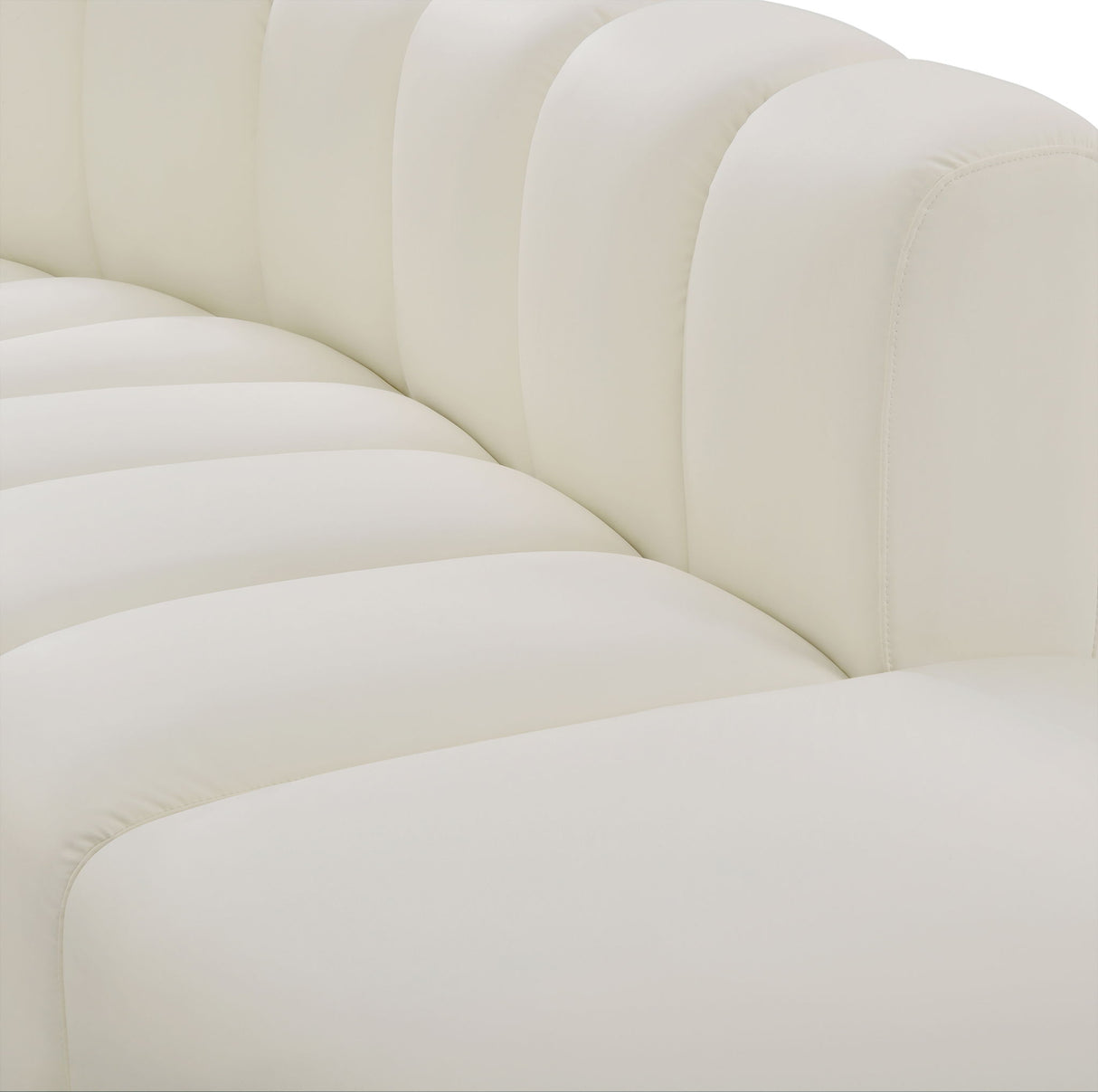 Arc - Faux Leather 6 Piece Modular Sofa