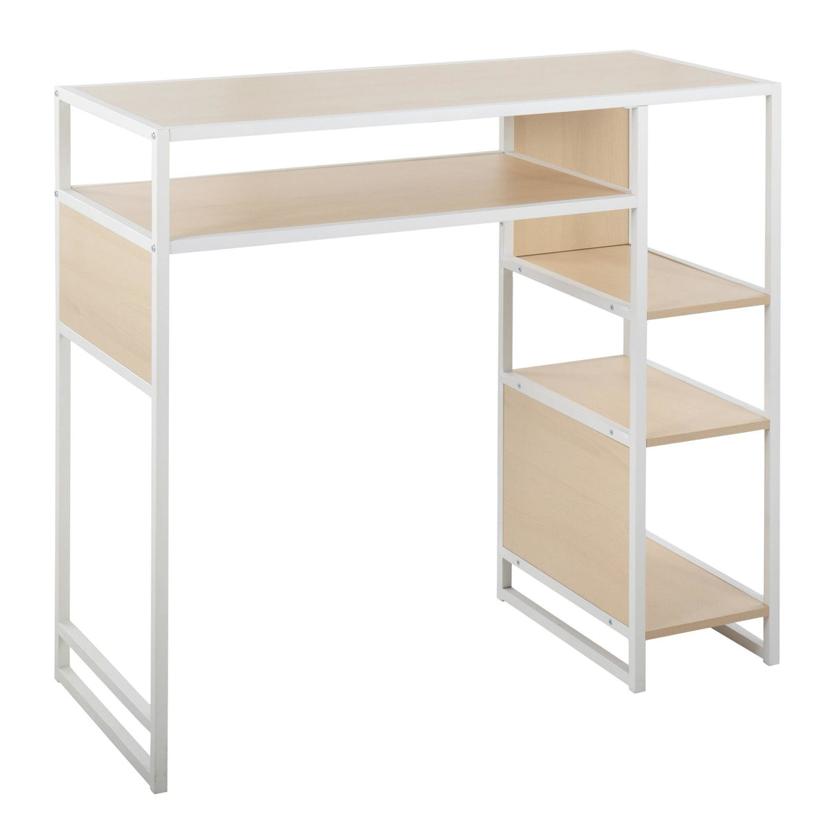 Display - Farmhouse Bar Height Table With Storage Space For Dining Room