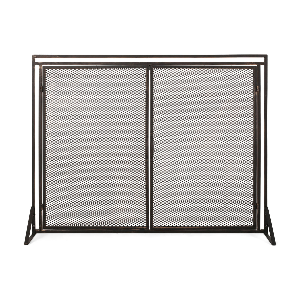 Samantha - Iron Fireplace Screen 2 Door Design