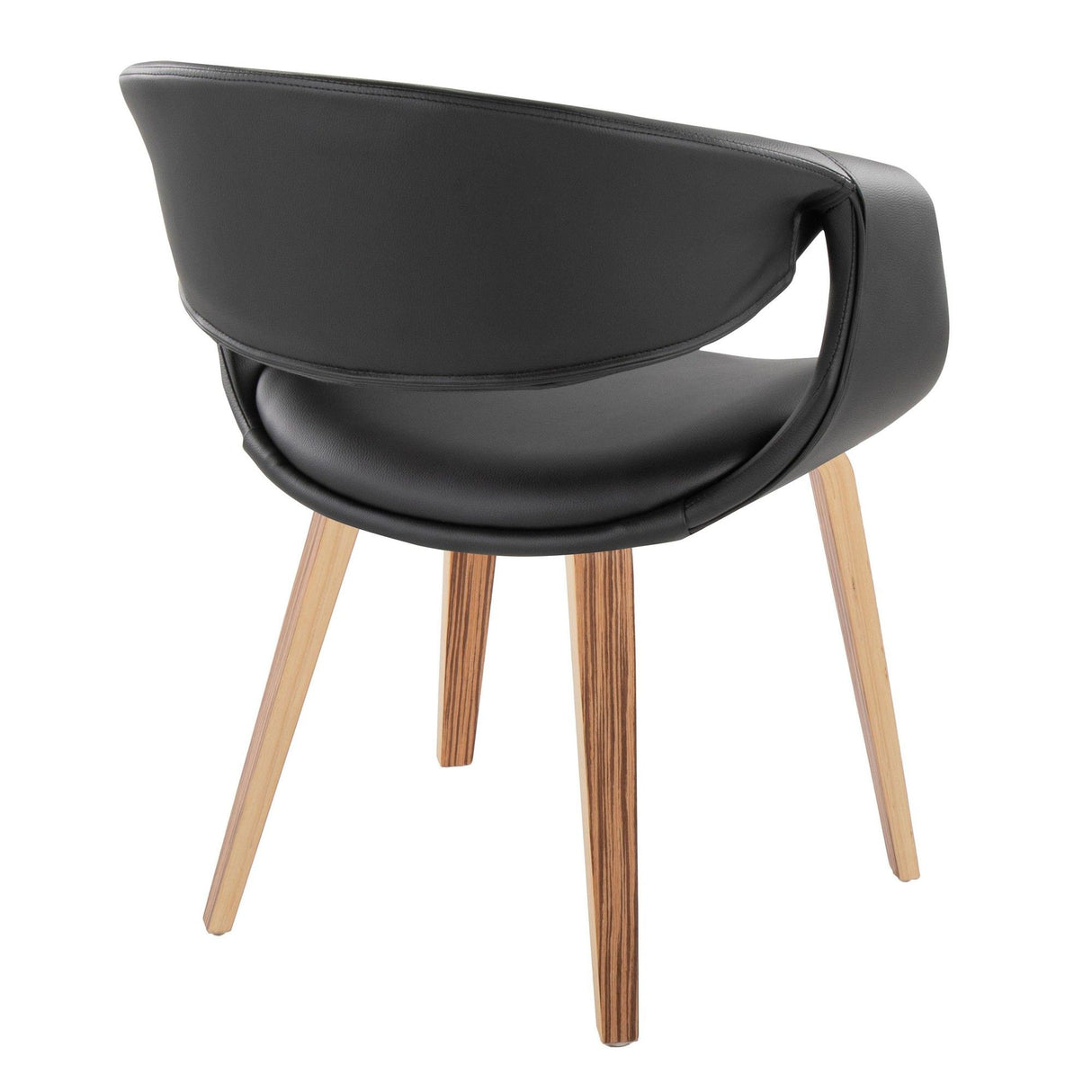 Curvo - Upholstered Chair (Set of 2) - Zebra Wood Legs