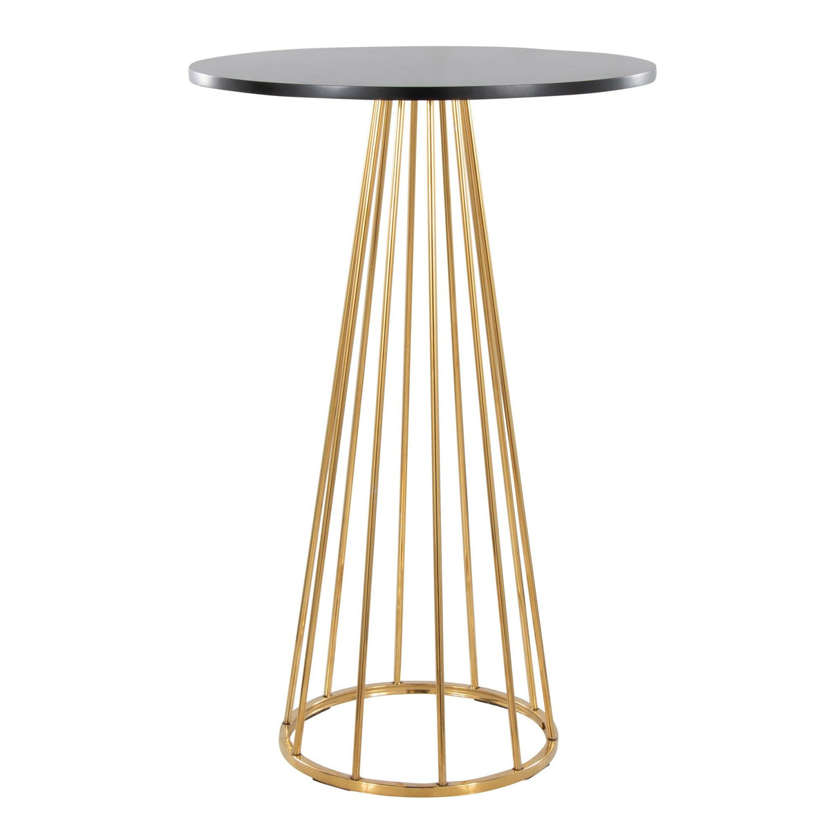Canary - Bar Table - Gold Metal